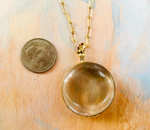 Large round locket