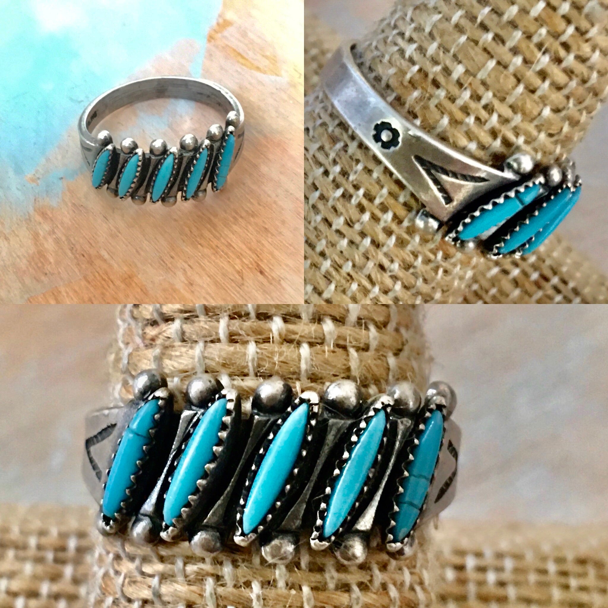 Zuni turquoise ring