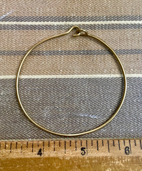 Simple brass bracelet