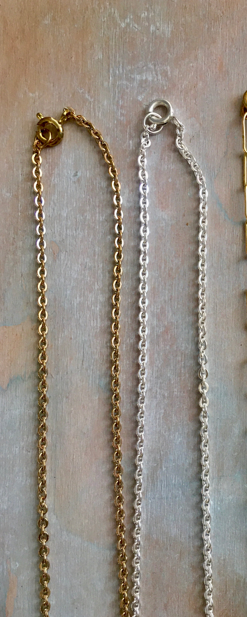 20” brass chains