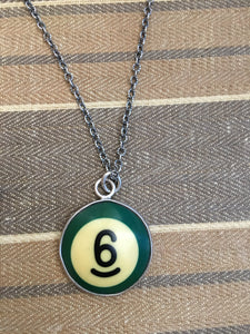 Sterling 6 ball necklace