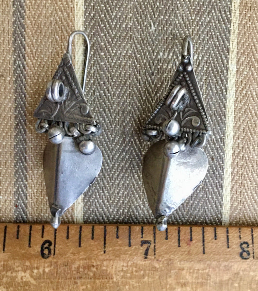 Antique tribal Indian earrings