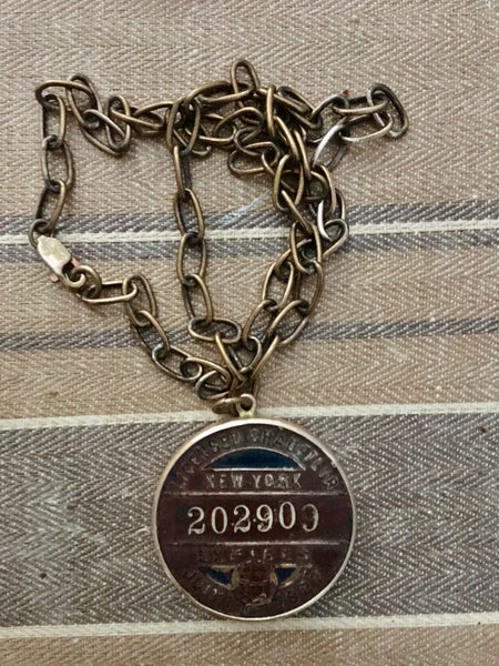 1927 NYC chauffeur medal