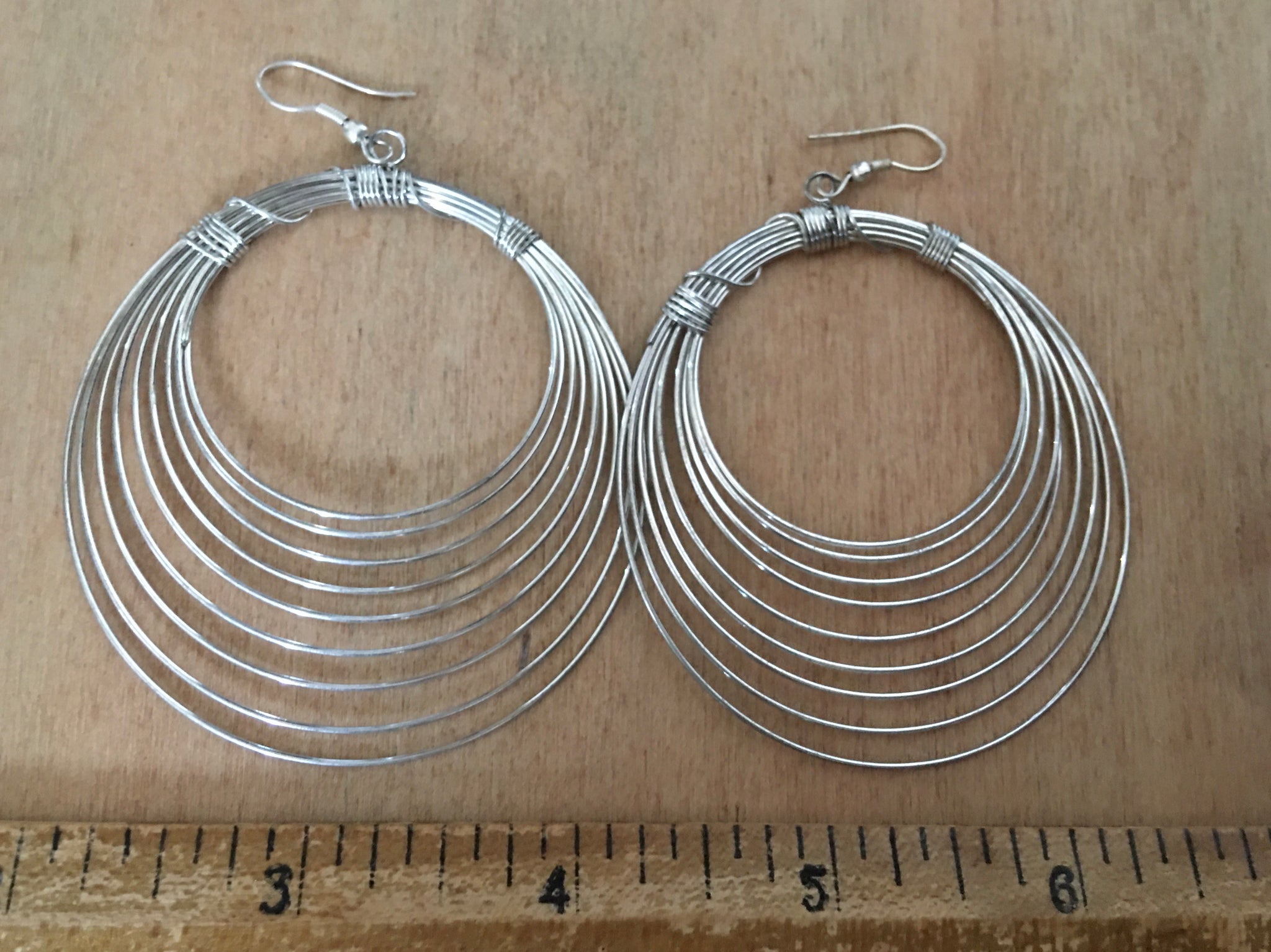 Lightweight large size fun earrings