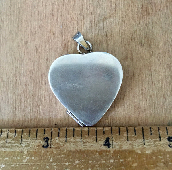 Sterling heart locket