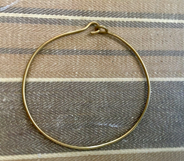 Simple brass bracelet