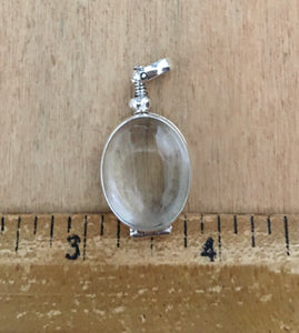 Mini oval sterling locket
