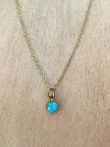 Simple turquoise necklace